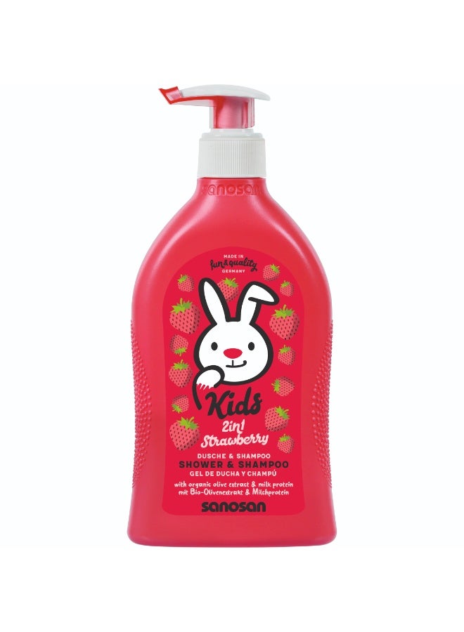 sanosan Kids Shower & Shampoo Strawberry 400Ml