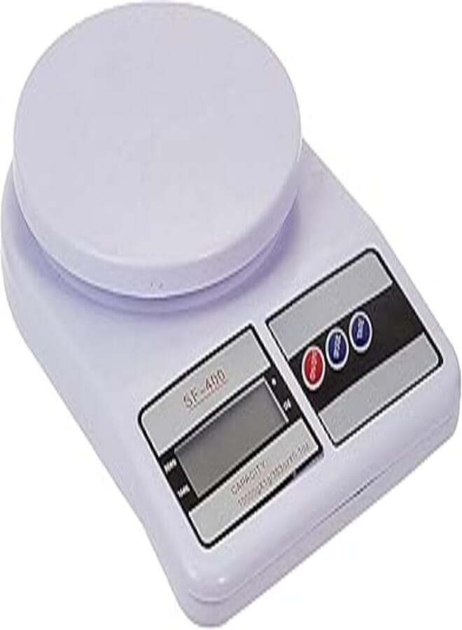 OR Electronic Scale SF - 400 LCD Display, White