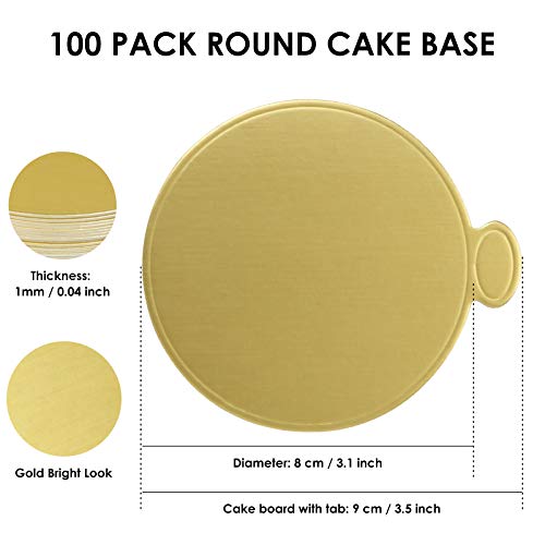 hanmir Cake Base, Circle Cardboard, Round Cake Boards Perfect for Cake Decorating - Image 2
