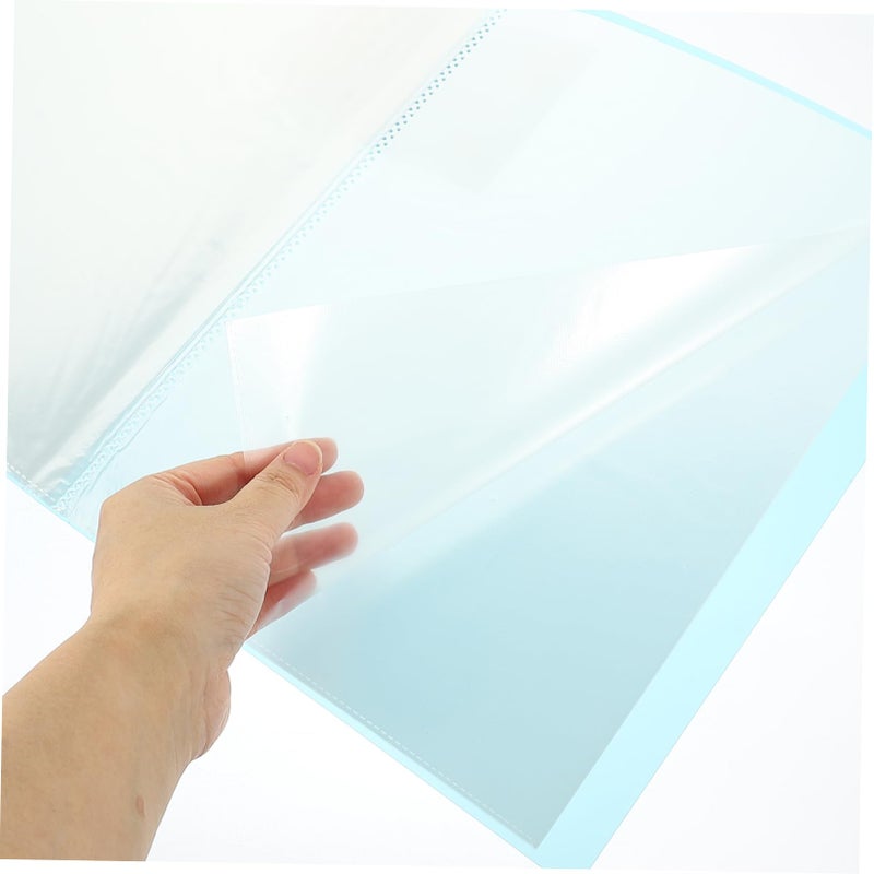Blue Legal File Organizer Expandable Folder with Tabs and Multiple Pockets - Image 4