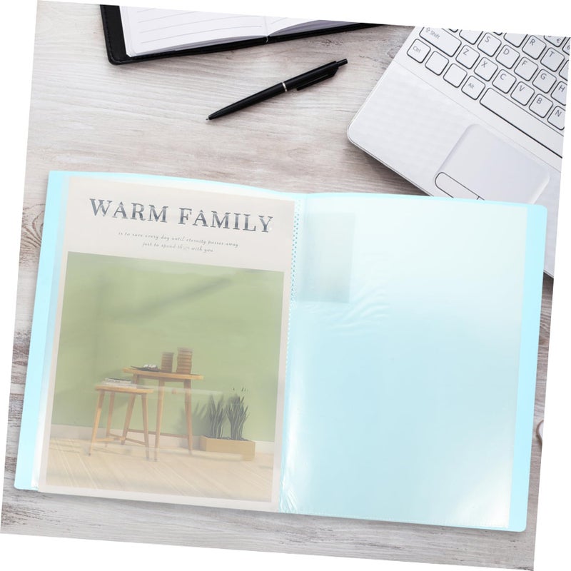 Blue Legal File Organizer Expandable Folder with Tabs and Multiple Pockets - Image 5