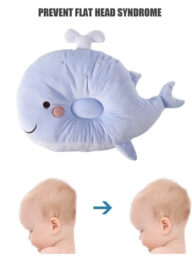 شيبشيب وسادة لرأس الطفل لتشكيل الرأس، وسادة ناعمة لدعم رأس الرضيع الجديدة - Image 3