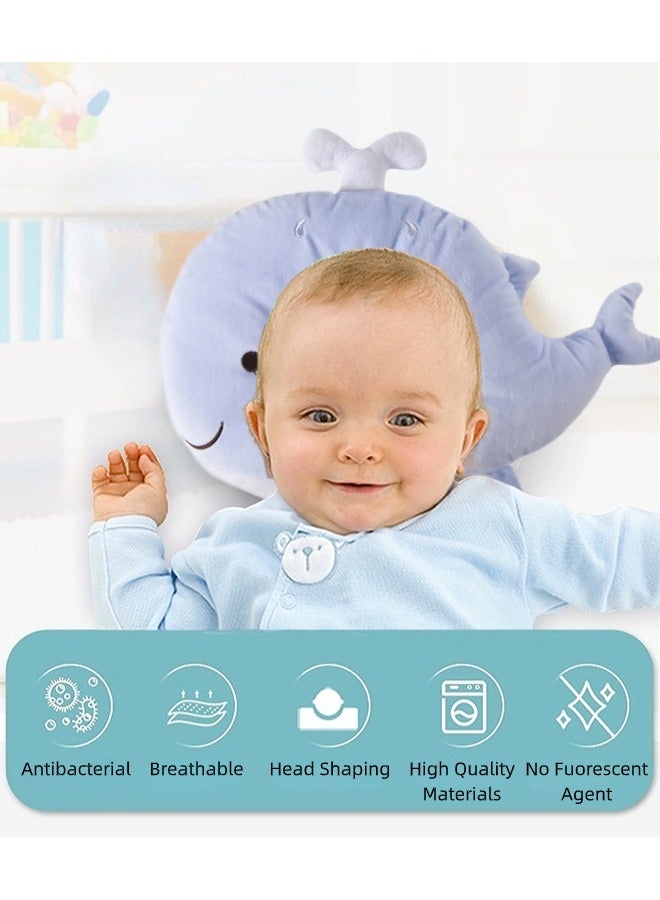 شيبشيب وسادة لرأس الطفل لتشكيل الرأس، وسادة ناعمة لدعم رأس الرضيع الجديدة - Image 2