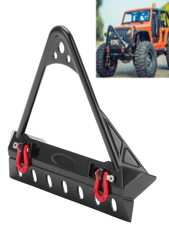 Glomora Scx10 Stinger Bumper, Rc Vehicle Bumpers, RC Front Bumper with LED Light for Axial Scx10 II III Generation 1 10 RC Car(Pointed 2.1 X 1.7 X 1in) - Image 1