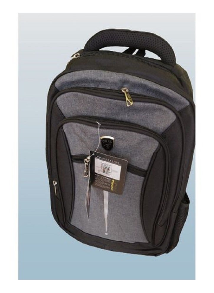 عام شنطة 18.5 لاب توب سفر ,مقاومة للماء, متعددة الوظائف بمخرج USB اسود اللون - Image 1