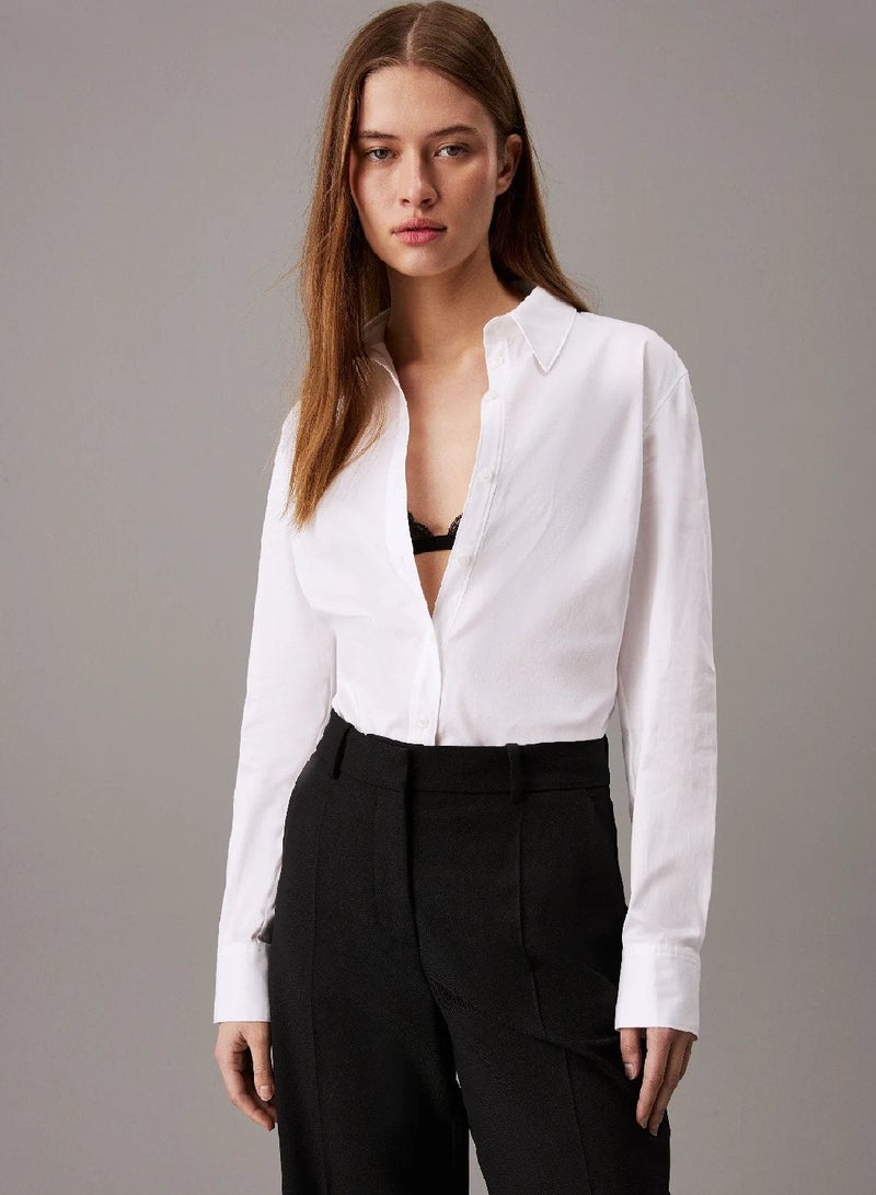 CALVIN KLEIN Slim Stretch Shirt - Image 4