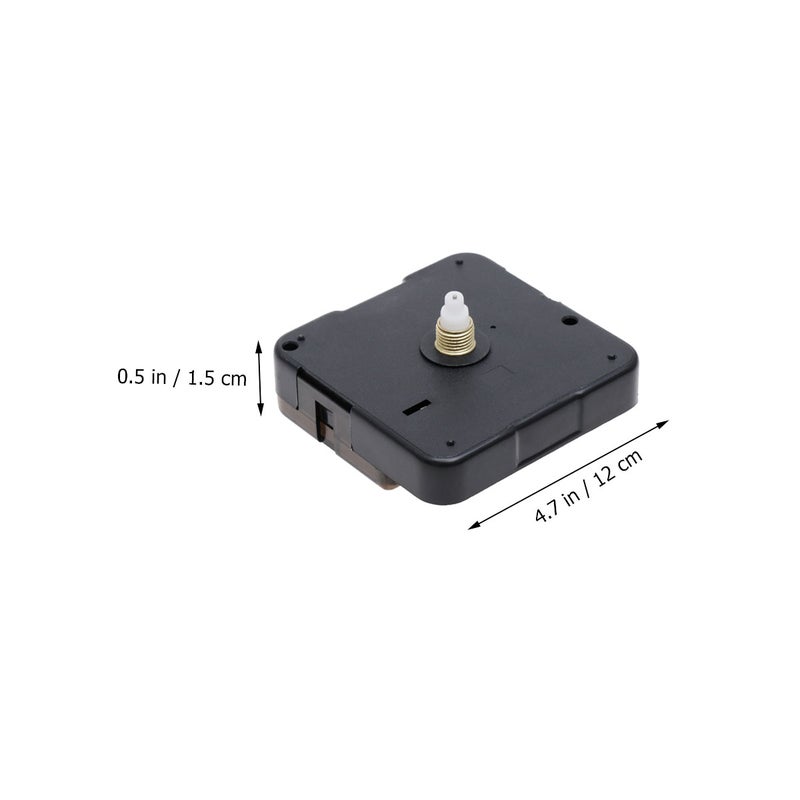 2pcs Silent Clock Movement Accessories DIY Watch Parts Scanning Fluorescence Clock Movement No Battery (Black) - Image 2