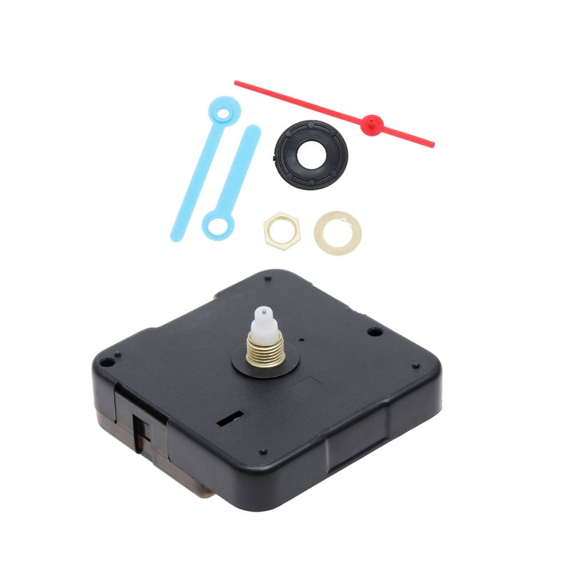 2pcs Silent Clock Movement Accessories DIY Watch Parts Scanning Fluorescence Clock Movement No Battery (Black) - Image 1