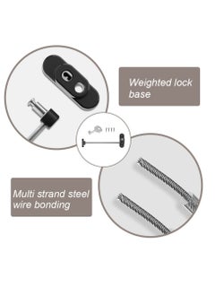 Excefore Window Safety Locks, 2 Pcs Window Locks Child Safety, Window Restrictor Scratch Window Door Safety Locks, with Key Screw, for Child Safety and Protection  - Image 4