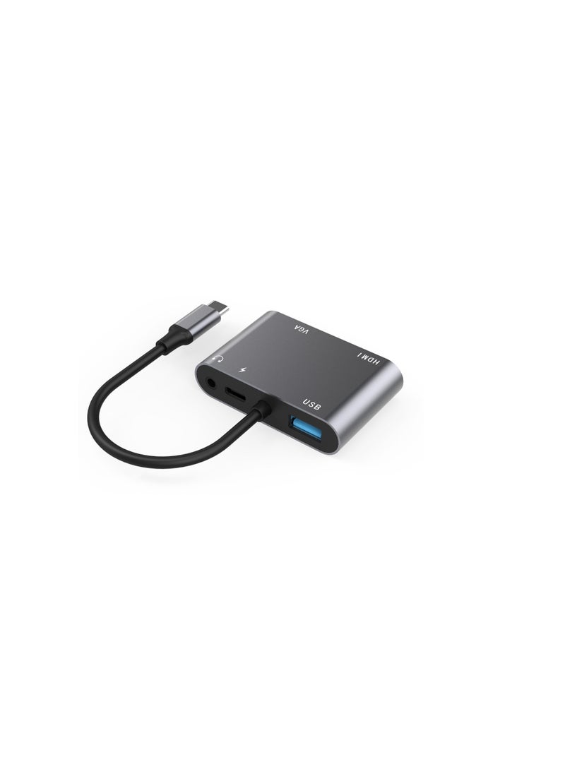 BRANDTECH 5 in 1 Type C Multifunction USB HUB  - Image 1
