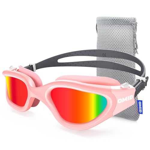 OMID Swim Goggles P2 Polarized Swimming Goggles for Men Antifog Goggles Swimming for Adult Women - Image 1