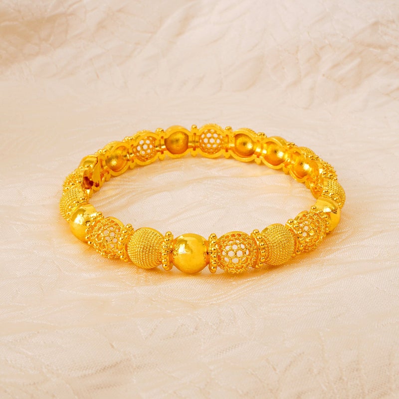 WU Gold-plated hollow silk bracelet, ladies' wedding bride  bracelet - Image 4
