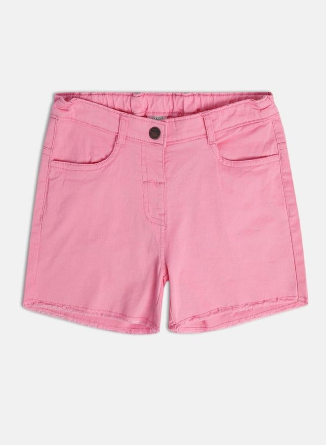 MINIKLUB Girls Cotton Blend Casual Shorts - Image 1