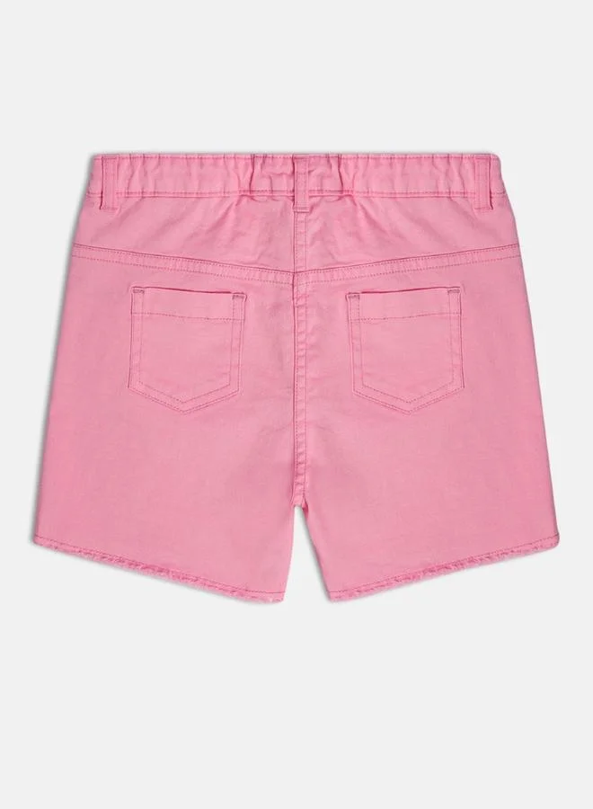 MINIKLUB Girls Cotton Blend Casual Shorts