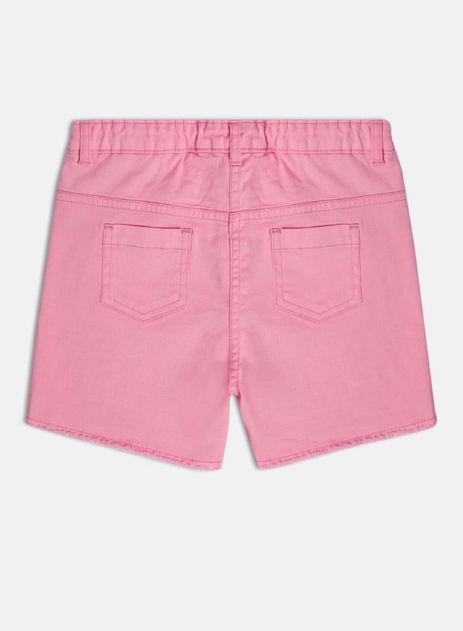 MINIKLUB Girls Cotton Blend Casual Shorts - Image 2