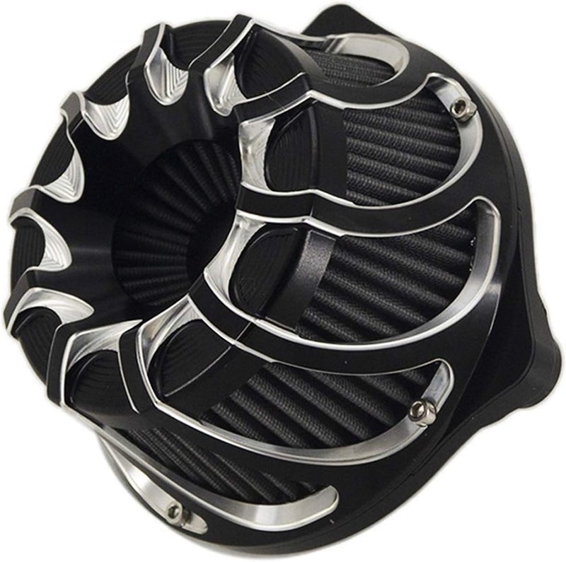 QASULER Motorcycle CNC Intake Air Cleaner Filter - Image 1