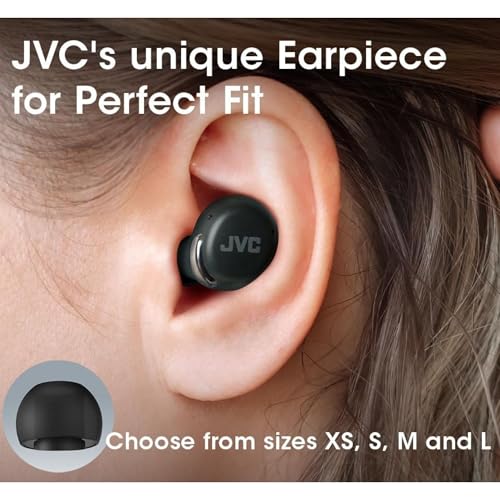 JVC True Wireless Compact Earbuds – Active Noise Cancelling - Bluetooth 5.3 Ear Buds Headphones for iPhone, Android - 27 Hr. Playback, Low Latency Mode - IPX4 Sweat/Rain Proof, Quick Charge Case, Mic - Image 5