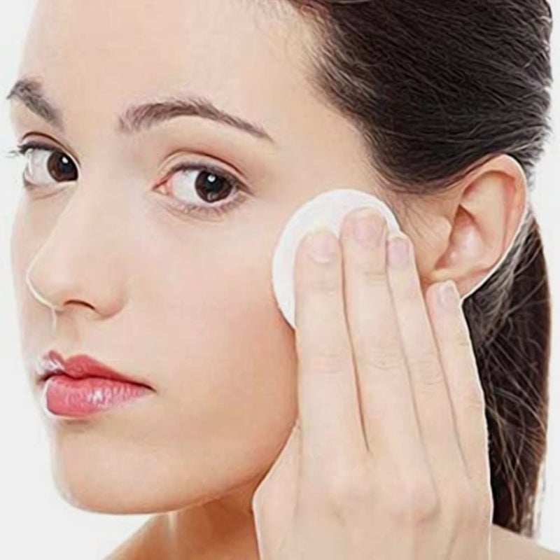 Tandem Round 100 Cotton Makeup Remover Pads for Women Girls All Skin Types Cosmetic Pads White 100 PCS Pack Of 1 - Image 3