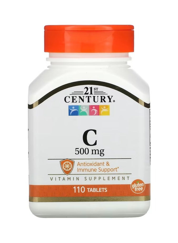 Vitamin C, 500 mg, 110 Tablets