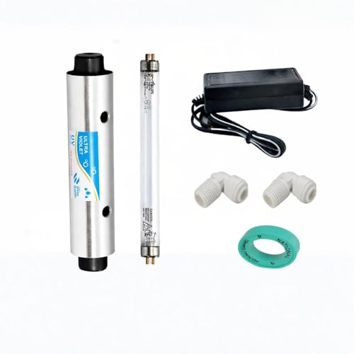 IONIX Complete UV Kit for RO Water Purifier Compatible With All RO/UF Water Purifiers - UV Lamp, Chamber & Chowk, 1 Set, Silver - Image 1