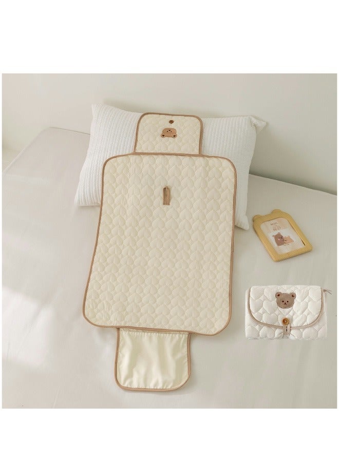 شيبشيب حصيرة تغيير حفاضات الأطفال المحمولة للسفر مقاومة للماء ومريحة - Image 1