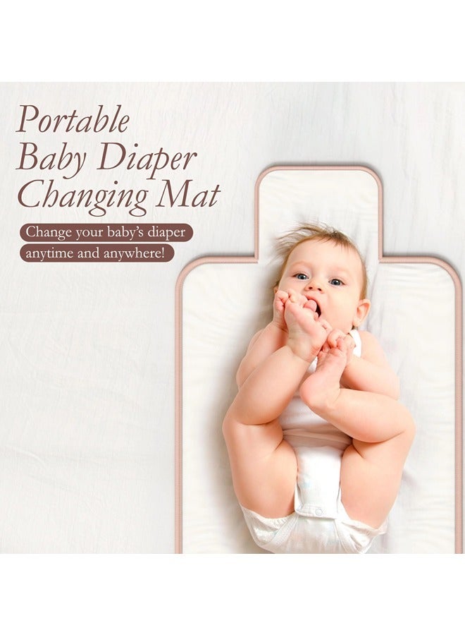 شيبشيب حصيرة تغيير حفاضات الأطفال المحمولة للسفر مقاومة للماء ومريحة - Image 3