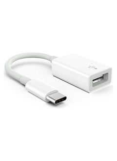 USB-C to USB Camera Adapter, USB 3.0 OTG Cable for iPhone/iPad to Connect Card Reader, USB Flash Drive, U Disk, Keyboard, Mouse, Hubs, MIDI, Plug & Play (USB-C)