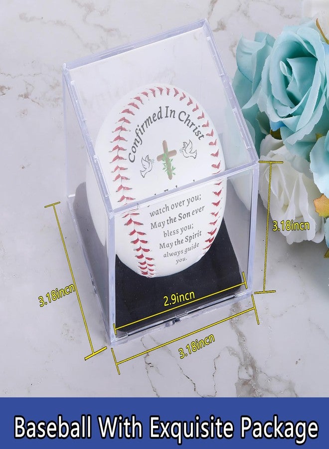 CYKARA Confirmation Gifts for Boys Christian Baseball Senior Night Gifts for Teenage Boys Girls First Communion Baptism Gif T for Teens Son Base-ball Lovers Religious Catholic End of Season Sports Present - Image 3
