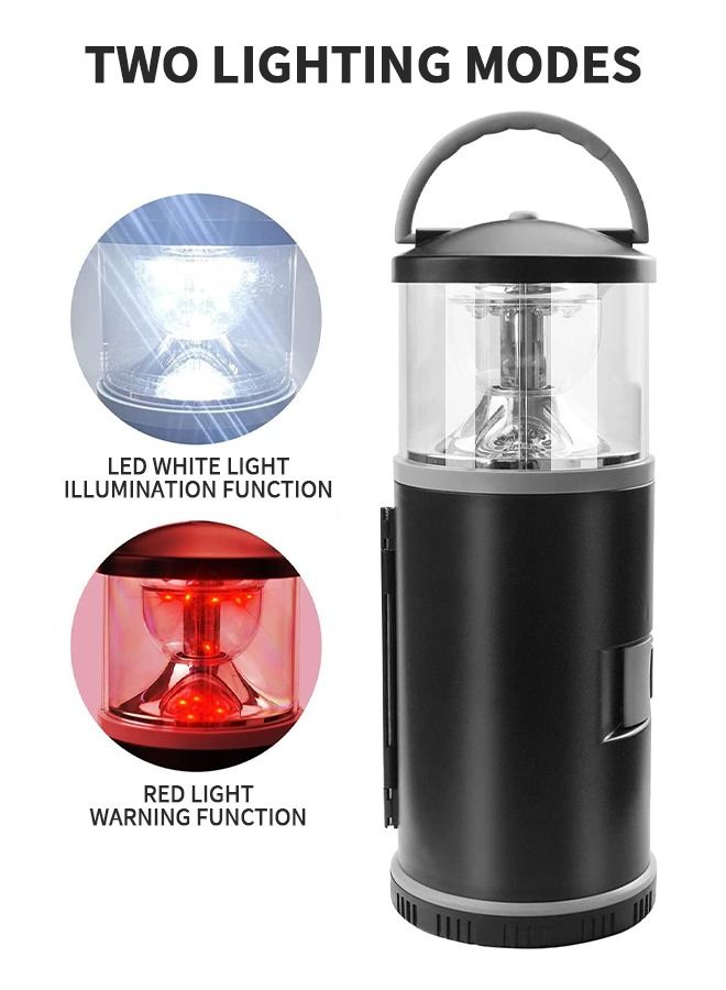 GROIC 2 in 1 LED Camping Lantern with Tool Kits, Battery Operated 11 PCS Tools Kit, Portable Emergency Light for Storm Outages Your House Car Workbench  - Image 4