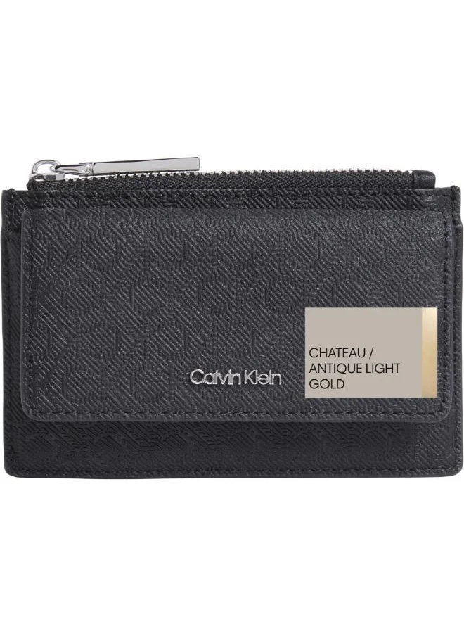 كالفن كلاين Logo Card Holder With Zip