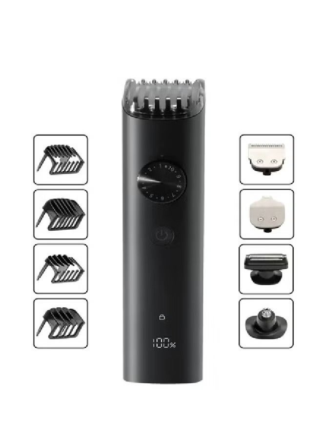 شاومي Xiaomi Grooming Kit Pro, Beard Trimmer for Men, IPX7 Waterproof Electric Razor Shavers, Hair Trimmer for Nose Ear Mustache Face Body - Black - Image 4