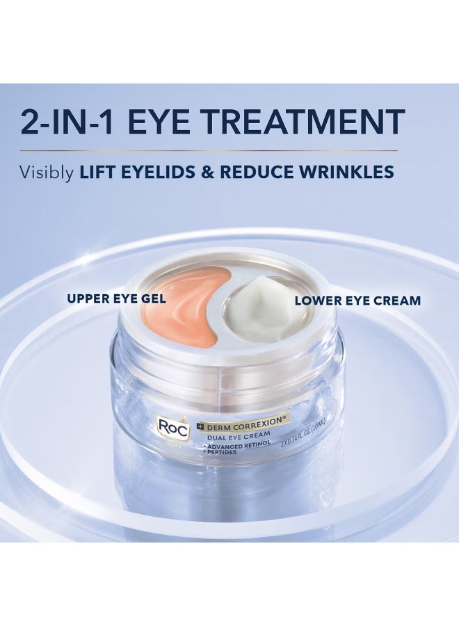 RoC RoC Skincare Derm Correxion Dual Eye Cream 2 x 10ml  - Image 2