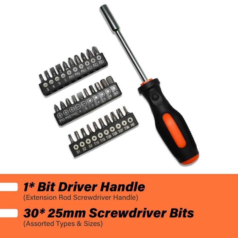 ANXTECH Home Repair Tool Kit 141 Piece General Basic Tool Set for Men Women Mechanic's Tool Set for Home Car Dorm Screwdriver & Socket Set with Storage Tool Box - Image 4