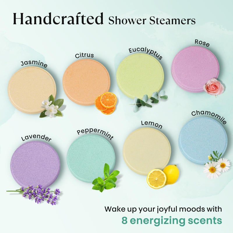 Bofuoos Shower Steamers Aromatherapy â€“ Easter Basket Stuffers Gifts, Birthday Gifts for Women Wife Teen Girls Mom, Natural Essential Oils Bath Bombs for Self Care Relaxation Home SPA - Image 5