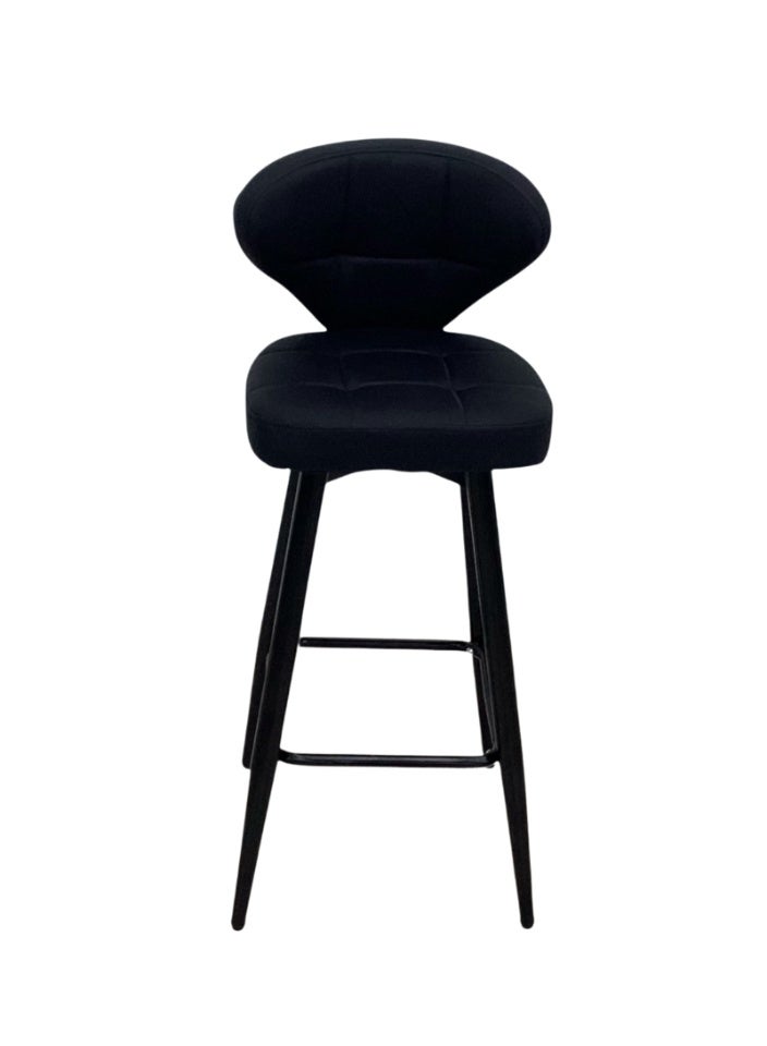 SMART HOME A fixed café chair set consisting of two chairs with sturdy iron legs and a comfortable padded seat – a luxurious, modern design for cafés, restaurants, and coffee corners. A high-quality fixed dining table and bar chair – suitable for homes, kitchens, and reception halls. A modern decorative chair for indoor spaces and cafés. Easy to combine with various tables and provides comfort and elegance for everyday use - Image 5