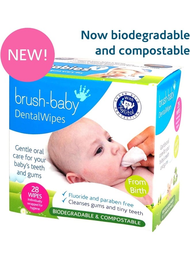 brush-baby - Brush-baby Dental Wipes Pack 28 Pcs - Image 1