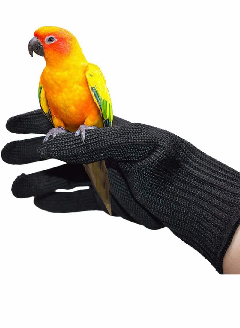 Generic 1Pair Bird Training Anti Bite Gloves Parrot Chewing Safety Protective Steel Wire Small Animal Handling fit for Squirrels Hamster Hedgehog - Image 3