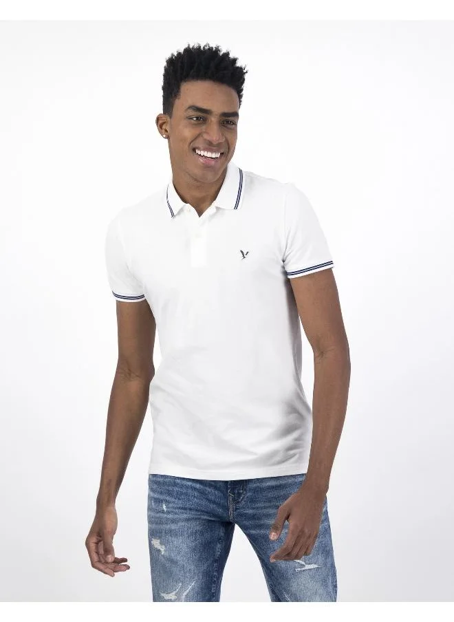 American Eagle AE Slim Fit Pique Polo Shirt