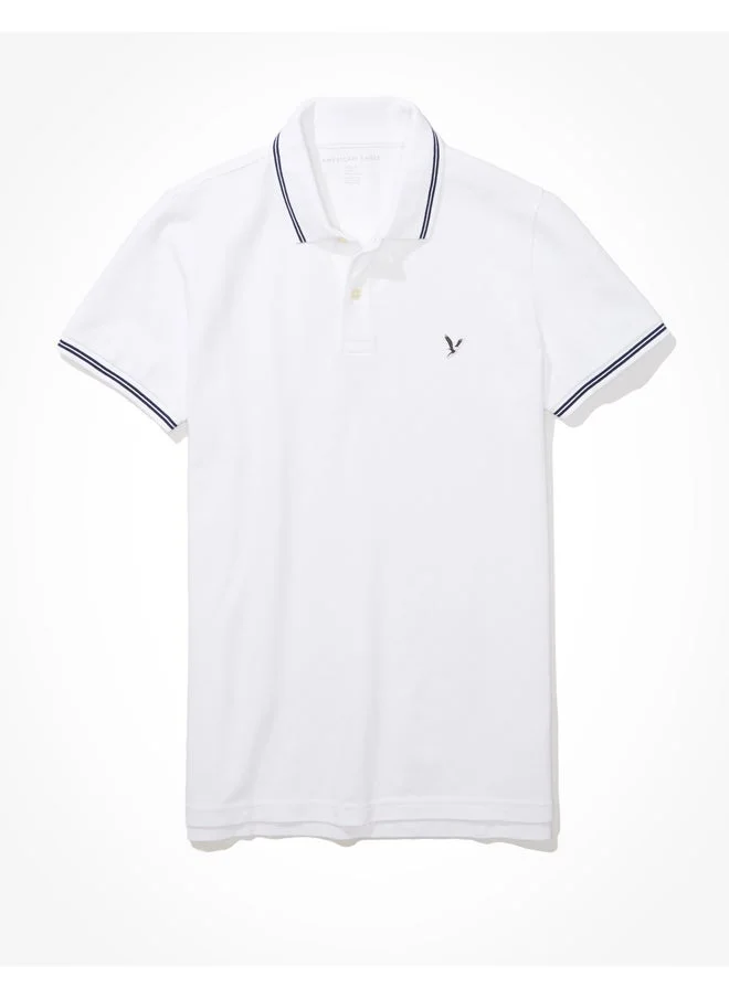 American Eagle AE Slim Fit Pique Polo Shirt