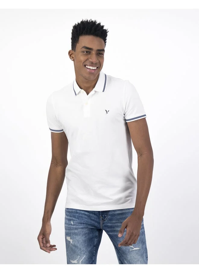 American Eagle AE Slim Fit Pique Polo Shirt