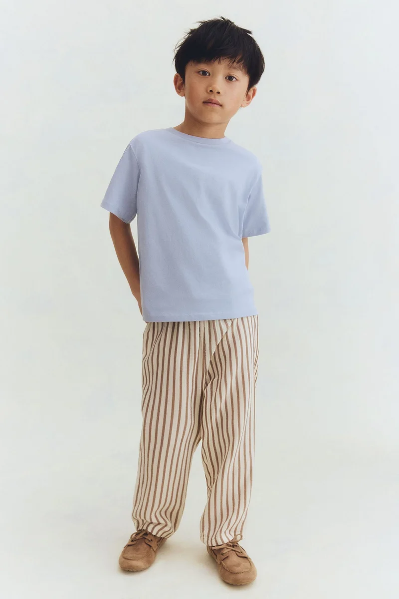 H&M Cotton muslin joggers