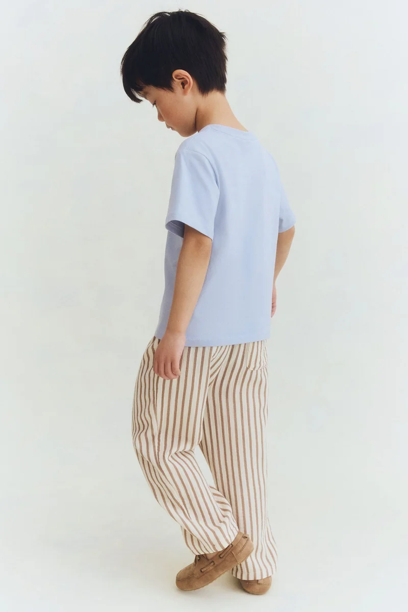 H&M Cotton muslin joggers
