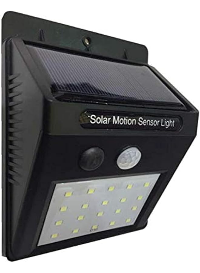 erorex 20 Leds Solar Motion Sensor Waterpoof Heatproof Outdoor Light White H10.2 X W15.8 X D5.6 Cm - Image 1