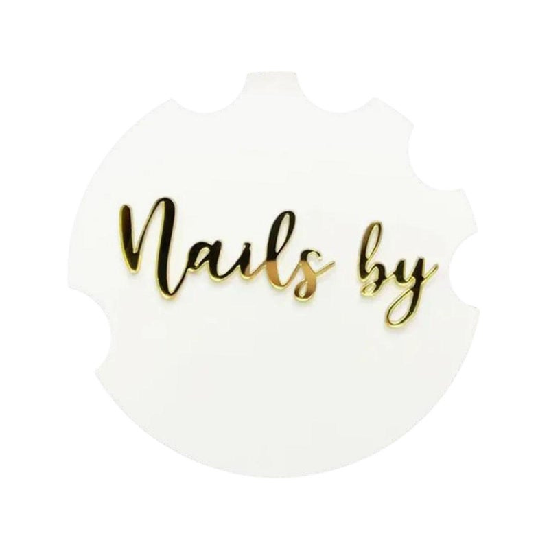 Acrylic Nail Display Board Round Compact Photo Prop For Manicure - Image 2