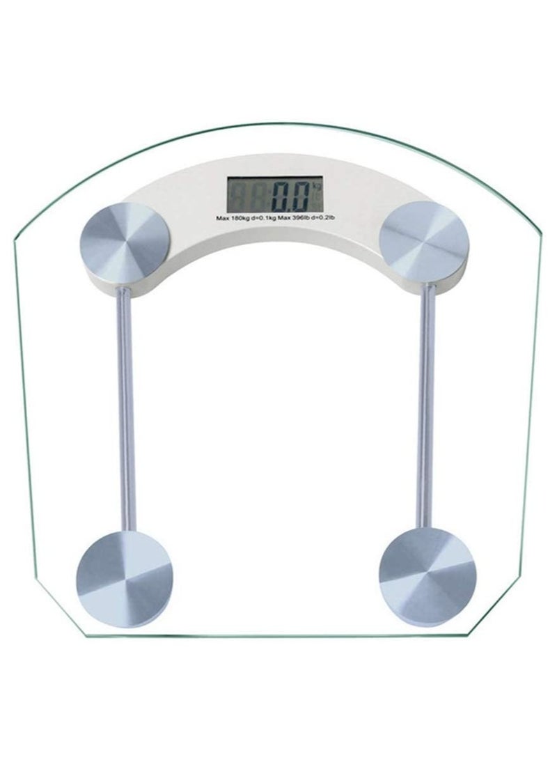Digital LCD Electronic Glass Body Weight Scale Health Bathroom - Image 1