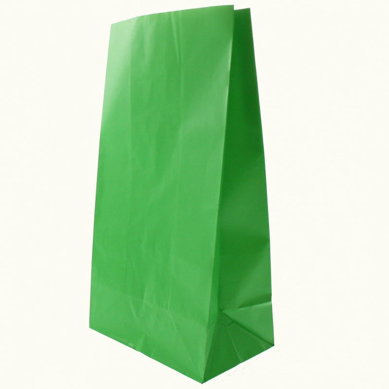 Unique Vibrant Green Paper Party Bags (Pack of 12) - Premium Quality, Perfect for Celebrations & Gifts - Image 4