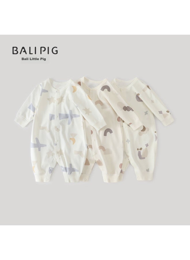 Balipig Bali Piglet Baby Autumn Long Sleeve Romper Newborn Size 59 Spring And Autumn Jumpsuit Cute Baby Outfits - Image 1