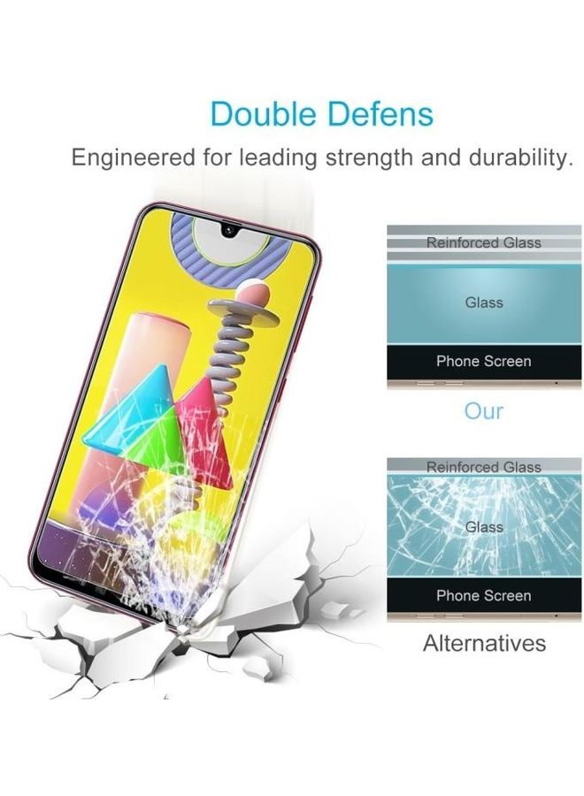 BGM Surface Hardness 2.5D Explosion-proof Screen Protector for Galaxy M31 Clear - Image 5