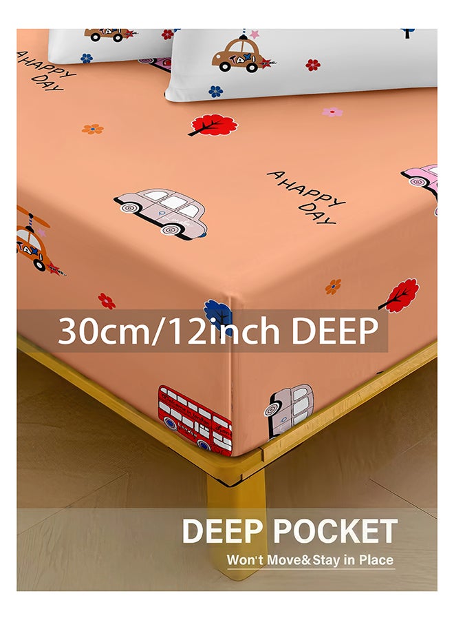 ايست من نون طقم لحاف من ٦ قطع | مصنوع من ألياف دقيقة ناعمة | ألوان متعددة | غطاء لحاف ١٦٠ × ٢٢٠ سم، ملاءة سرير ١٢٠ × ٢٠٠ سم مع جيب عميق ٣٠ سم، ٤ أكياس وسائد ٥٠ × ٧٥ سم | مناسب لمرتبة فردية - Image 5