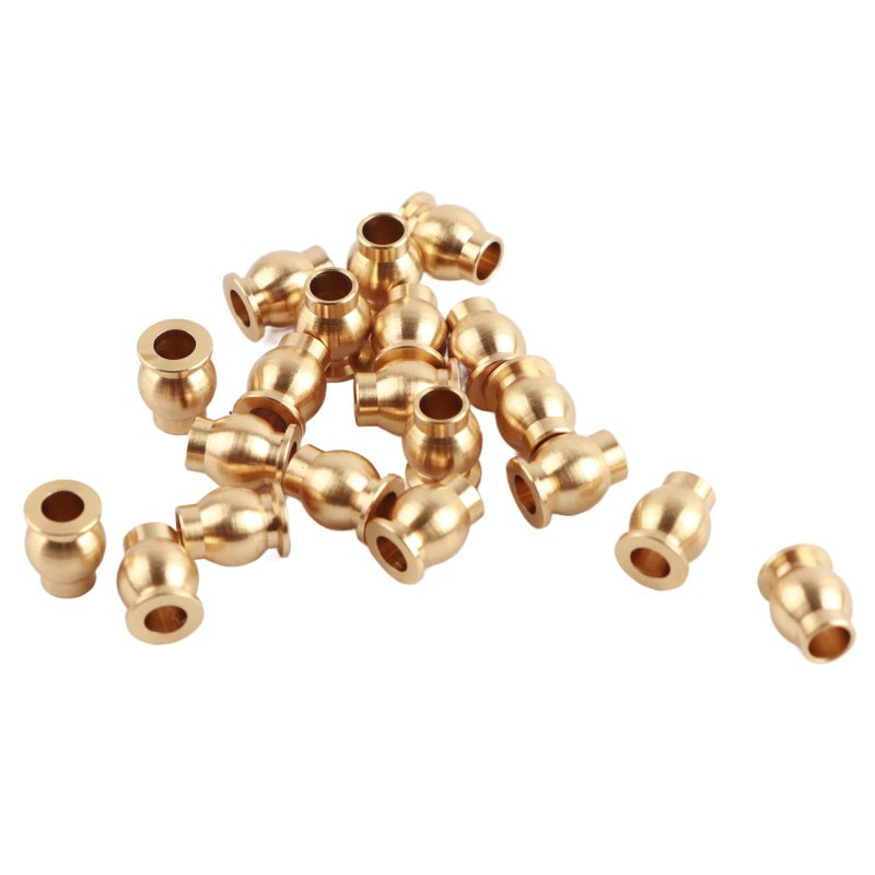 RC Ball Joint: Precision CNC Machined Metal - Electroplated Rust-Proof Link Rod Ball Joint for 1:10/1:8 RC Crawler, Truck, Off-Road Vehicle Replacement - Image 1